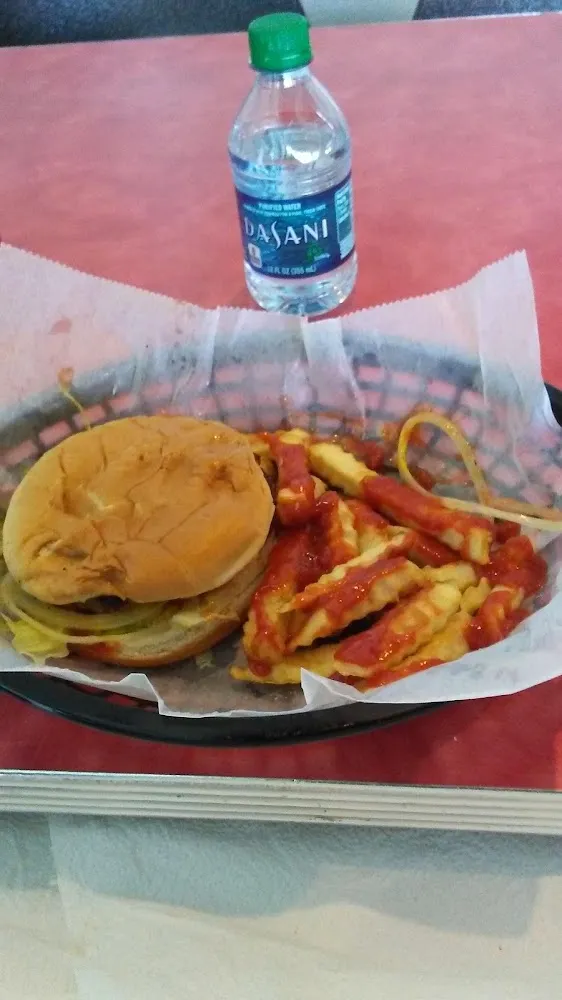 Cheeseburger and Fries