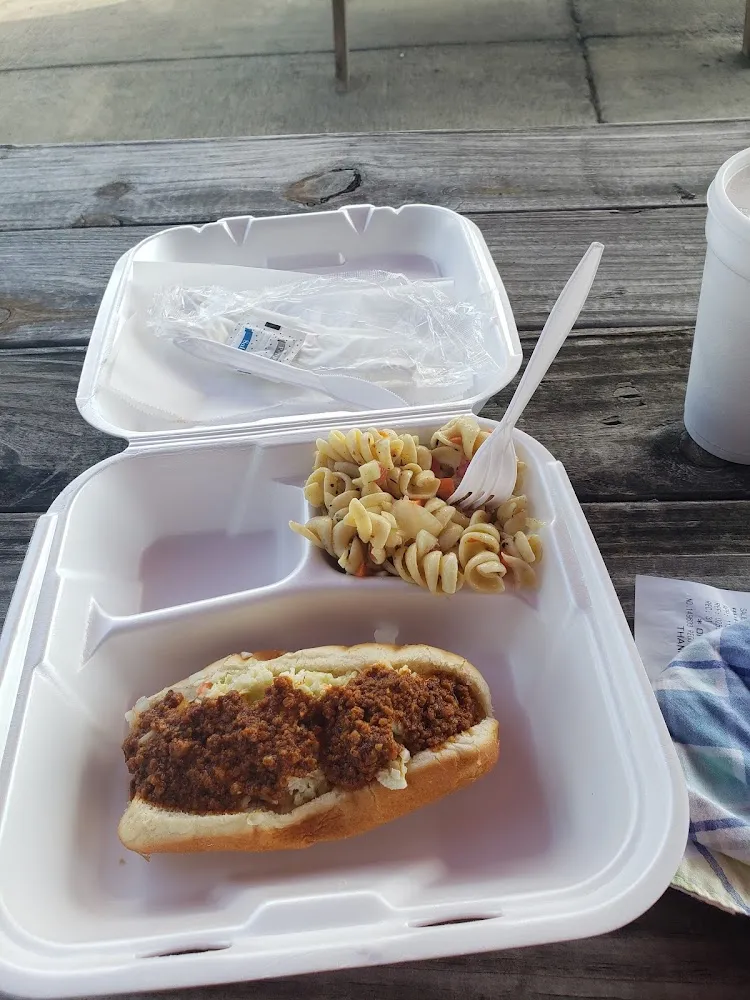 Hotdog All the Way Side of Pasta Salad